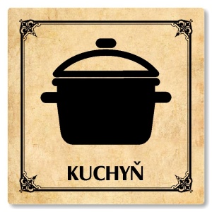 Kuchyň, 100x100mm, pergamen, Nebraska